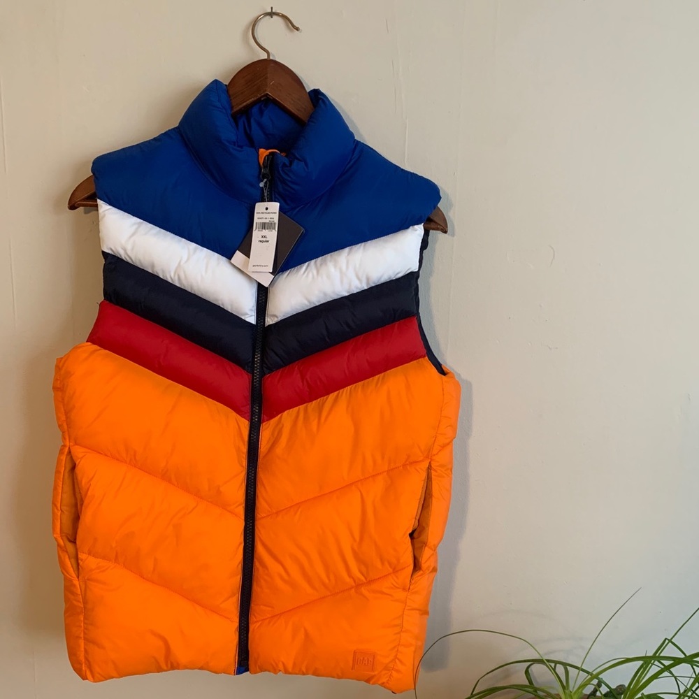 ‘70s Colors Puffer Vest